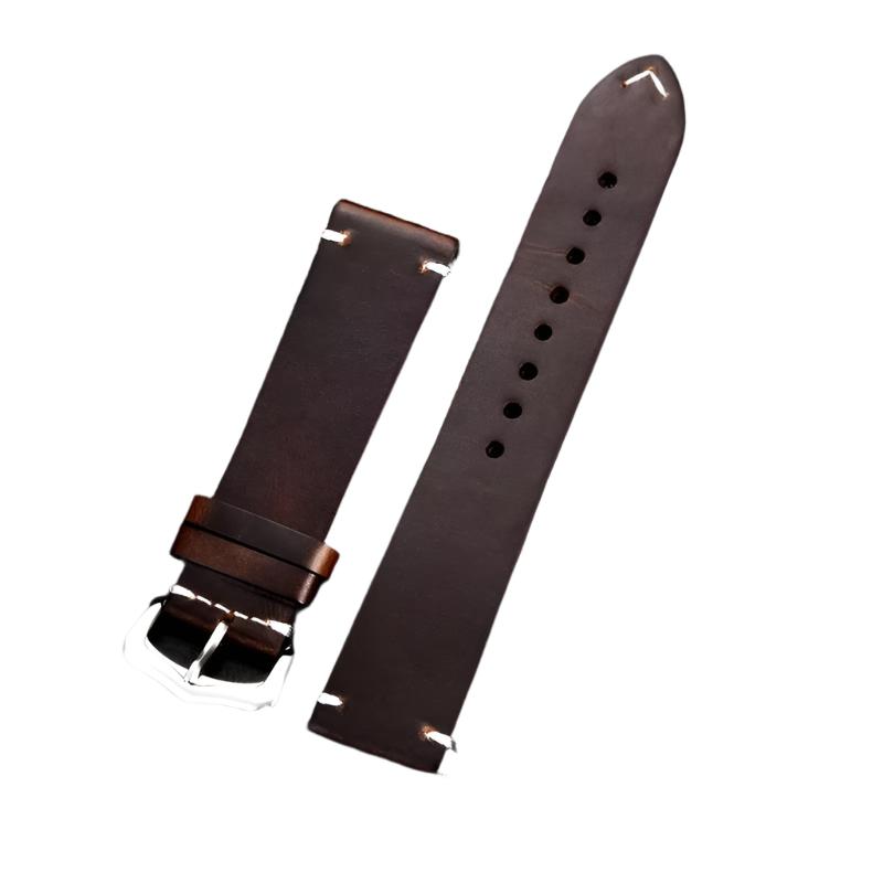 Vintage Brown Leather Strap (20mm)